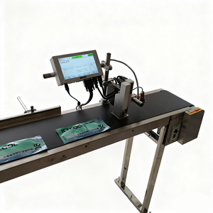 Tij trực tuyến máy in phun & Ink ngày mã vạch QR mã biến dữ liệu logo thời hạn nhiệt tự động băng tải dây chuyền sản xuất - Product Image 4