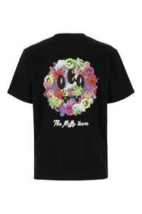 Excellent Offer Designer <b>Barrow</b> Black Cotton T Shirt Contrasting White Printed Logo on <b>the</b> Front and Back - Product Image 2
