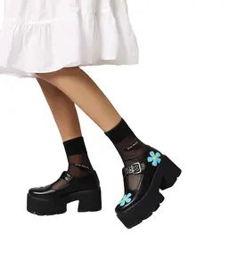 Platform mary jane <span class=keywords><strong>scarpe</strong></span> tacchi per le donne e signore di disegno Su Misura sono i benvenuti - Product Image 1