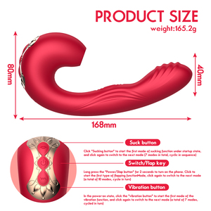 Suck Flap <b>Vibrator</b> Red <b>Rabbit</b> Style Adult Stimulation Toy Adult Toys - Product Image 5