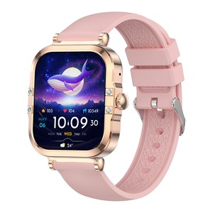 Reloj Inteligente para Mujer con Pantalla AMOLED HD a Color de 1.75 Pulgadas, Llamadas Bluetooth, NFC, Monitor de Sueño, Correa de Silicona, Monitorización <span class=keywords><strong>Menstrual</strong></span> - Product Image 2