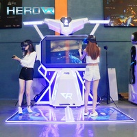 Máquina Simuladora Interactiva de Realidad Virtual 9D HEROVR, Divertida y Mágica, Juego de Batalla de Realidad Virtual de Pie, Juego de Disparos de Pie