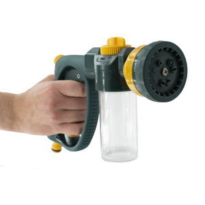 Pistolet de lavage de voiture multifonctionnel avec réservoir de 100 ml et débit d'eau réglable, pour usage en jardin - Product Image 5
