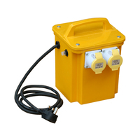 Transformador de Potencia Toroidal de Aluminio Monofásico de Alta Resistencia de 1650VA, 230V a 110V, Portátil