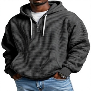 Nouveau Pull à Capuche Polaire Brodé Anti-Boulochage pour Homme, Design Personnalisé, Manches Longues, 100% Coton Uni, Vente en Gros à Prix Abordable - Product Image 4