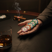 Jetons en argile écologiques et durables pour jeux d'échecs et de cartes, fabriqués à Guangzhou