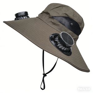 Casquette de pêche et de randonnée multifonctionnelle portable à énergie solaire, rechargeable, avec ventilateur intégré – Idéale pour la pêche à la <span class=keywords><strong>carpe</strong></span>, la randonnée, le lac et la rivière – Offre spéciale été - Product Image 1