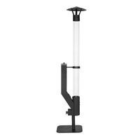 Brasero extérieur à pellets de bois de 1830 mm avec tube en verre