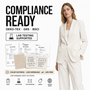 Fabricante de Blazers Personalizados para Mujer, Ropa Femenina, Conjuntos, Prendas de Vestir, Estilo de Vida, Ropa Urbana, Diseño de Lujo a Medida - Product Image 5