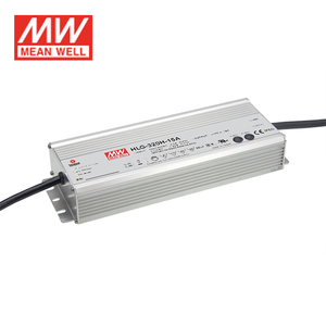 Controlador LED MEAN WELL HLG-320H-48A 321.6W 48V 6.7A IP65 Impermeable de Voltaje y Corriente Constantes para Reflector e Iluminación de Calle - Product Image 1