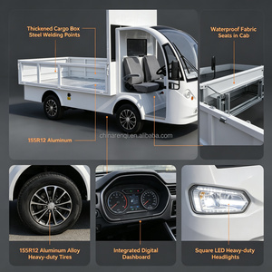 Camion de livraison électrique, véhicule de livraison du dernier kilomètre, 72V 100AH 4KW 1000kg, camionnette logistique 2 places, prix de gros - Product Image 3