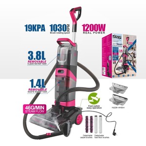 Nettoyeur vapeur pour tapis DSP 3 en 1, réservoir d'eau de 3,8 L, puissance de 1200 W, usage domestique et hôtelier - Product Image 1