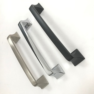 Maniglie per Mobili e Cassetti in Zamak Pressofuso, Lega di Zinco Nero Opaco e Nichel Satinato per Armadi e Cucine - Product Image 2