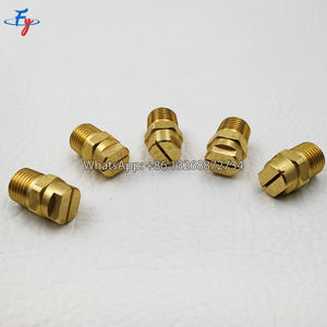 1/8 "पीतल hvv फ्लैट इंजेक्टर नोजल, पीतल के फ्लैट पंखे स्प्रे नोजल, वीए एयर जेट हाइड्रोसीडिंग पीतल के फ्लैट पंखे स्प्रे नोजल - Product Image 2