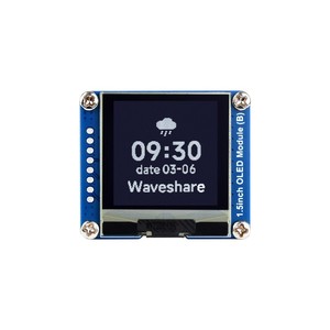1<strong>.</strong>5inch OLED Display Module, 128x128 Resolution, SPI / I2C Communication, Black / White Display Color - Product Image 1