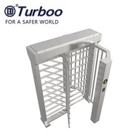 Tourniquet de contrôle d'accès automatique industriel mécanique à hauteur totale pour entrée de gare de prison haute sécurité