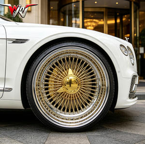 Cerchi in Lega Dorati Rotanti da 21, 22, 23 Pollici per Mercedes Benz Classe S, Porsche Panamera, Bentley Flying Spur, Rolls Royce <span class=keywords><strong>Ghost</strong></span> - Product Image 1