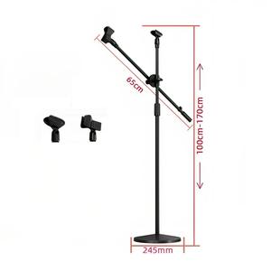 Support <span class=keywords><strong>de</strong></span> support <span class=keywords><strong>de</strong></span> microphone support téléphone caméra en ligne diffusion en direct vidéo Studio enregistrement diffusion en direct <span class=keywords><strong>musique</strong></span> micro Clip trépied - Product Image 5