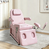 Table de massage professionnelle pliable et réglable en cuir PU de luxe pour soins du visage et spa, idéale pour salle de bain