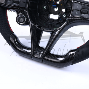 Volante de Fibra de Carbono Negra 3K Twill OEM para <span class=keywords><strong>Alfa</strong></span> <span class=keywords><strong>Romeo</strong></span> Giulia <span class=keywords><strong>Stelvio</strong></span> 2017-2021 - Product Image 4