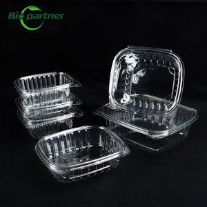 Pet nhựa thực phẩm container vỏ sò trái cây bao bì vuông vỏ sò hộp thực phẩm rõ ràng hộp vỉ thực phẩm container - Product Image 6