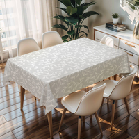 Nappe imprimée RNPT vintage rectangulaire, couverture de table en PVC pour la décoration de fêtes à domicile