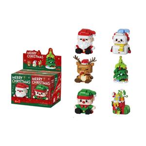 Bloques de Construcción Navideños, Juguete Educativo de Ensamblaje DIY para Niños y Adultos, Decoración Festiva, Venta al por Mayor para Mayores de <span class=keywords><strong>6</strong></span> Años - Product Image 1
