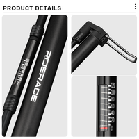 RIDERACE-Pompe à air pour vélo de montagne, accessoire léger en alliage d'aluminium, accessoire de cyclisme, 120PSI