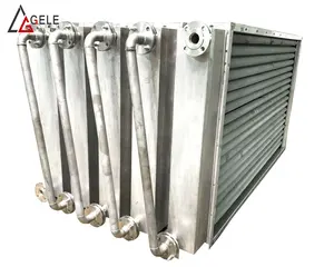 Custom OEM China Supply Thermal Oil Heating System Fan Cooled Heat Exchanger Coil Unit