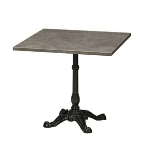 अनुकूलित पिड डे टेबल टैफेलपोट समकालीन स्टील पैर टेबल