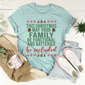 T-shirt questo Natale può la tua famiglia essere funzionale - Product Image 3