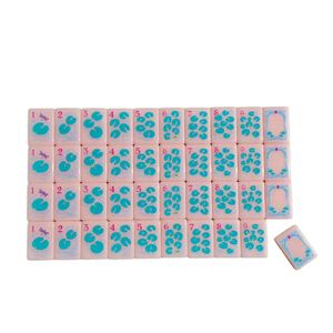Juego de Mahjong Acrílico de Alta Calidad, Color Rosa Claro, Diseño Estilo París Americano, 160 Fichas, para Niños, Juego Social en Interiores - Product Image 3