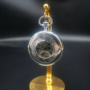 <span class=keywords><strong>Montre</strong></span> de poche vintage avec LOGO personnalisé de haute qualité Haft Hunter ST3600 Seagull Mouvement mécanique Boîtier en acier inoxydable Squelette - Product Image 6