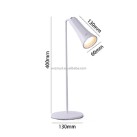 Lampe de bureau LED Rotation à 180 ° Lampe de table pour bureau maison Rechargeable par USB 3 couleurs Dimmable Eye-Caring Wall Touch Liseuse