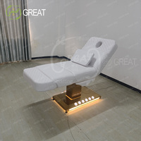 Tables et Lits de Massage Électriques Thermiques Professionnels Pliants Portables Larges pour Spa Thaïlandais, Salon de Beauté, Headspa et Chambre