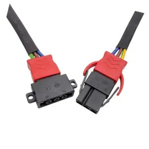 Flat shape power connector quick connection 3pin connector AC cable plug used for LED screen module