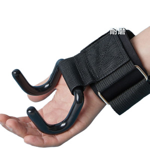 Sangle de poignet avec crochet pour barre de traction, équipement d'entraînement de fitness, polyester durable, entraîneur de gym intégré - Product Image 2