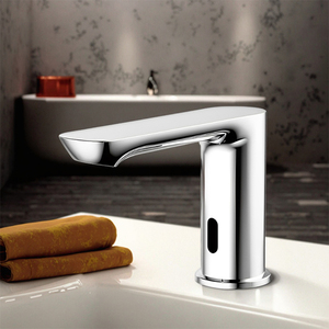 HY-152A Modern Single-Hole Brass Faucet Touchless Single-Handle Water Tap Cerâmica Válvula Núcleo Hands-Free <span class=keywords><strong>Sensor</strong></span> Bacia para Parques - Product Image 6
