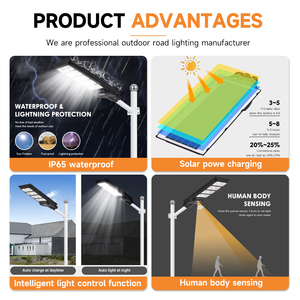 Support L/C pay Gaocheng High <span class=keywords><strong>Lumen</strong></span> Waterproof Ip65 Outdoor ABS 200 400 <span class=keywords><strong>600</strong></span> <span class=keywords><strong>Watt</strong></span> Solar Power LED Street Lights - Product Image 3