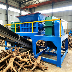Broyeur de <span class=keywords><strong>bois</strong></span> pour le recyclage des racines d'arbres avec entraînement <span class=keywords><strong>à</strong></span> faible vitesse et couple élevé et <span class=keywords><strong>lames</strong></span> personnalisables pour la production de biocarburant - Product Image 1