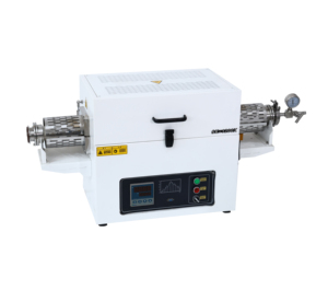 เตาหลอมแบบท่ออุณหภูมิสูงสำหรับห้องปฏิบัติการ 1150c-1200c เตาหลอมแบบท่อสุญญากาศแบบเปิด ขนาด 60 มม./80 มม./100 มม. พร้อมตัวเลือกหลอดควอตซ์ - Product Image 1