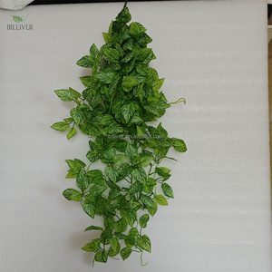 Nouvelle Arrivée Artificielle Verdure Feuilles De <span class=keywords><strong>Vigne</strong></span> Suspendus Plante Soie Tenture Décoration Murale - Product Image 3