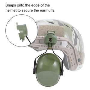 Auriculares Tácticos con Cancelación de Ruido Sinairsoft, Protectores Auditivos para Cascos de Caza, Protectores Auditivos Montados en el Casco - Product Image 4