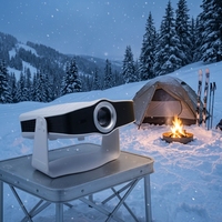 Projecteur J500 JUNUO Best Seller 500 Lumens ANSI, projecteur J500 4K 1080P, 500 Lumens réels, mise au point automatique, projecteur portable pour la maison