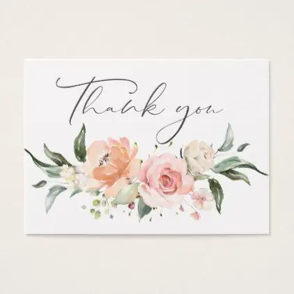 custom business thank you card gold foil printing shopping thank you card for