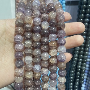 En gros 8/10mm synthétique <span class=keywords><strong>Pierre</strong></span> fissure looseDIY Bracelet À <span class=keywords><strong>La</strong></span> Main Fabrication <span class=keywords><strong>de</strong></span> Bijoux - Product Image 6