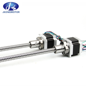 Motor Paso a Paso Híbrido <span class=keywords><strong>Nema</strong></span> <span class=keywords><strong>23</strong></span> de <span class=keywords><strong>12V</strong></span> CC JKONGMOTOR con Eje de Tornillo de Guía y Actuador Lineal de Varilla Roscada - Product Image 2