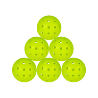 Vente directe du fabricant, balles de pickleball professionnelles approuvées par l'USAPA, durables, 40 trous, pour l'intérieur et l'extérieur, entraînement portable, TPE