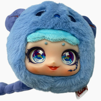 Porte-clés en fausse fourrure de qualité supérieure en forme de tête d'ours avec pochette, personnalisable avec logo, pour importateurs professionnels