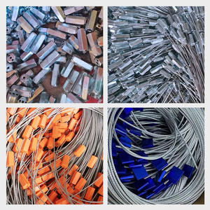 Joint de verrouillage jetable NumberAluminum Steel Wire Security Cable Lead Seal Wires Locking Seals - Product Image 5